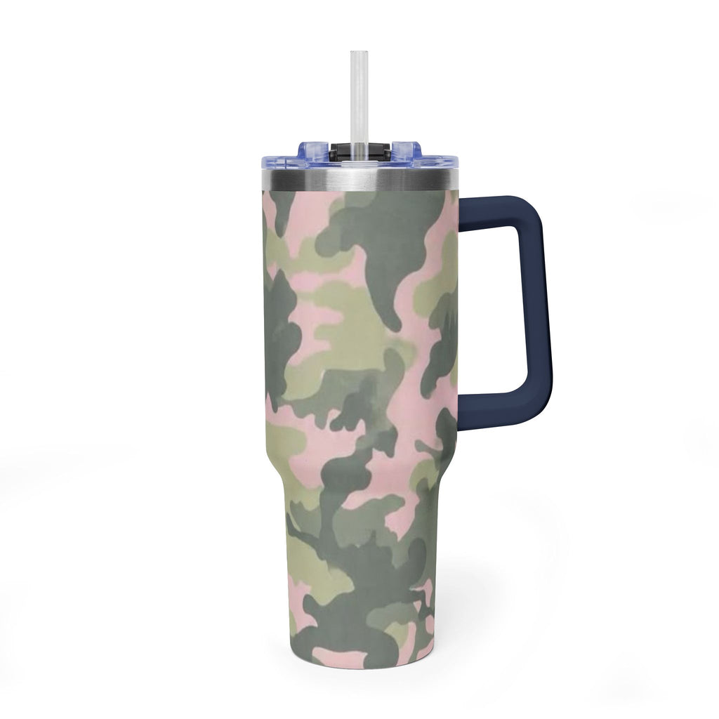 Vacuum Thermal Tumbler, 40oz  with sip society script