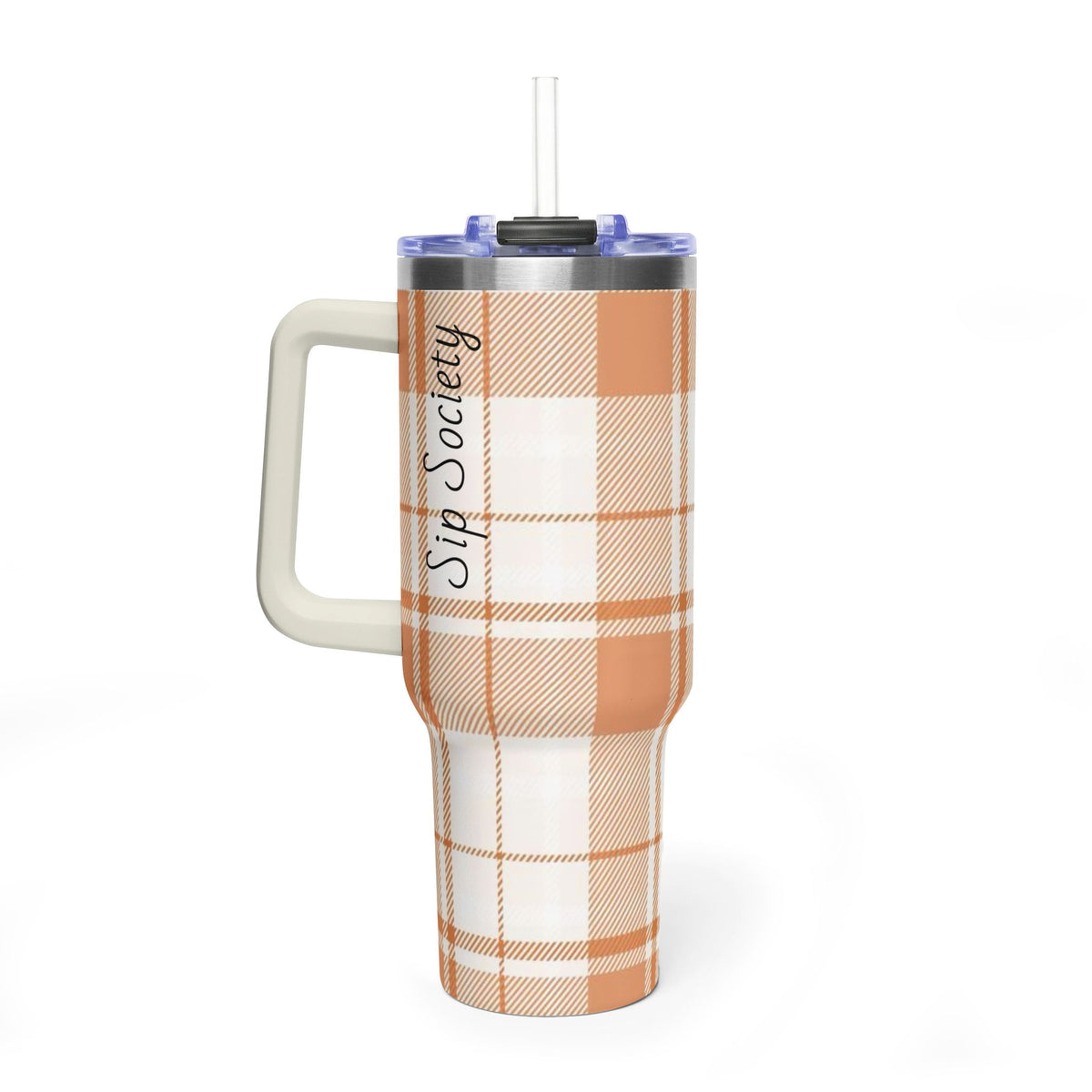 Vacuum Thermal Tumbler, 40oz with Sip Society script