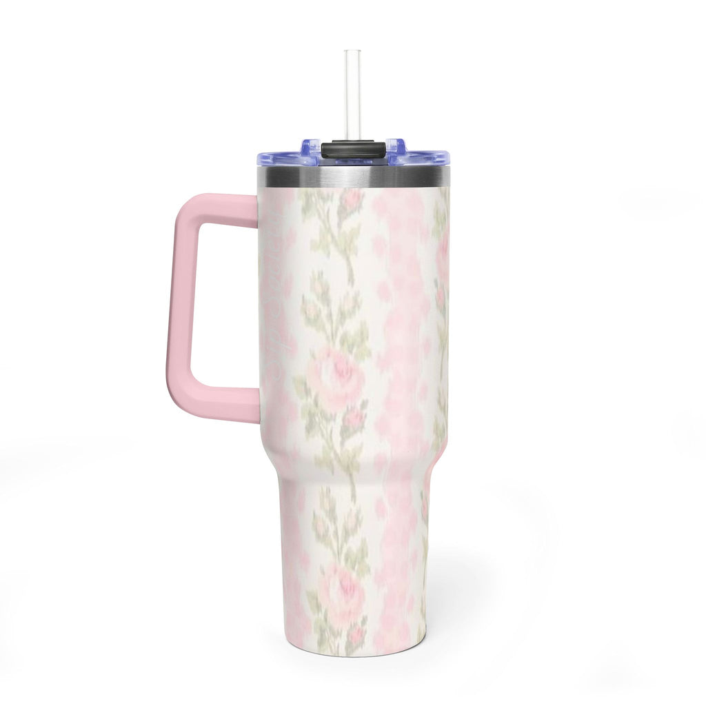 Vacuum Thermal Tumbler, 40oz with Sip Society script