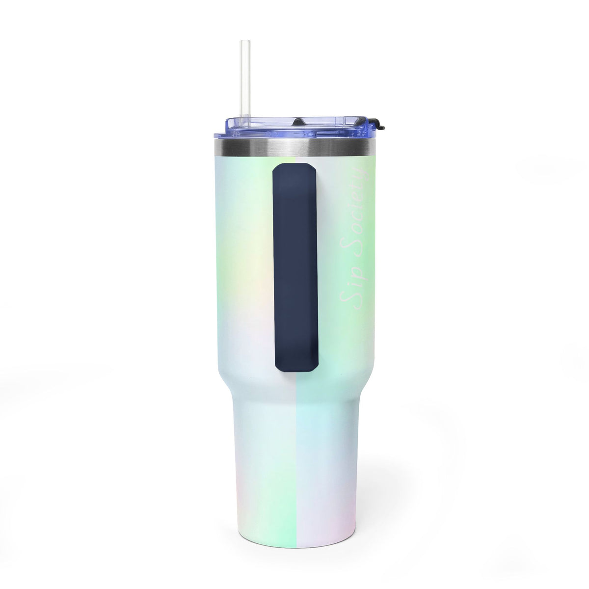 Vacuum Thermal Tumbler, 40oz with sip society script