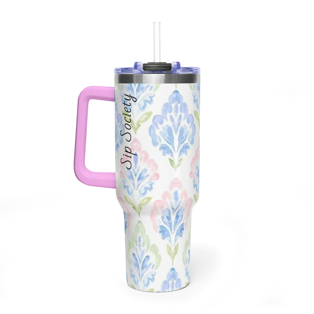 Vacuum Thermal Tumbler, 40oz with Sip Society script