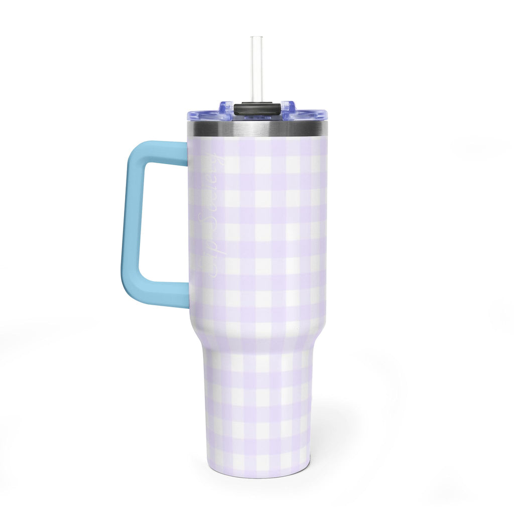 Vacuum Thermal Tumbler, 40oz with Sip Society script