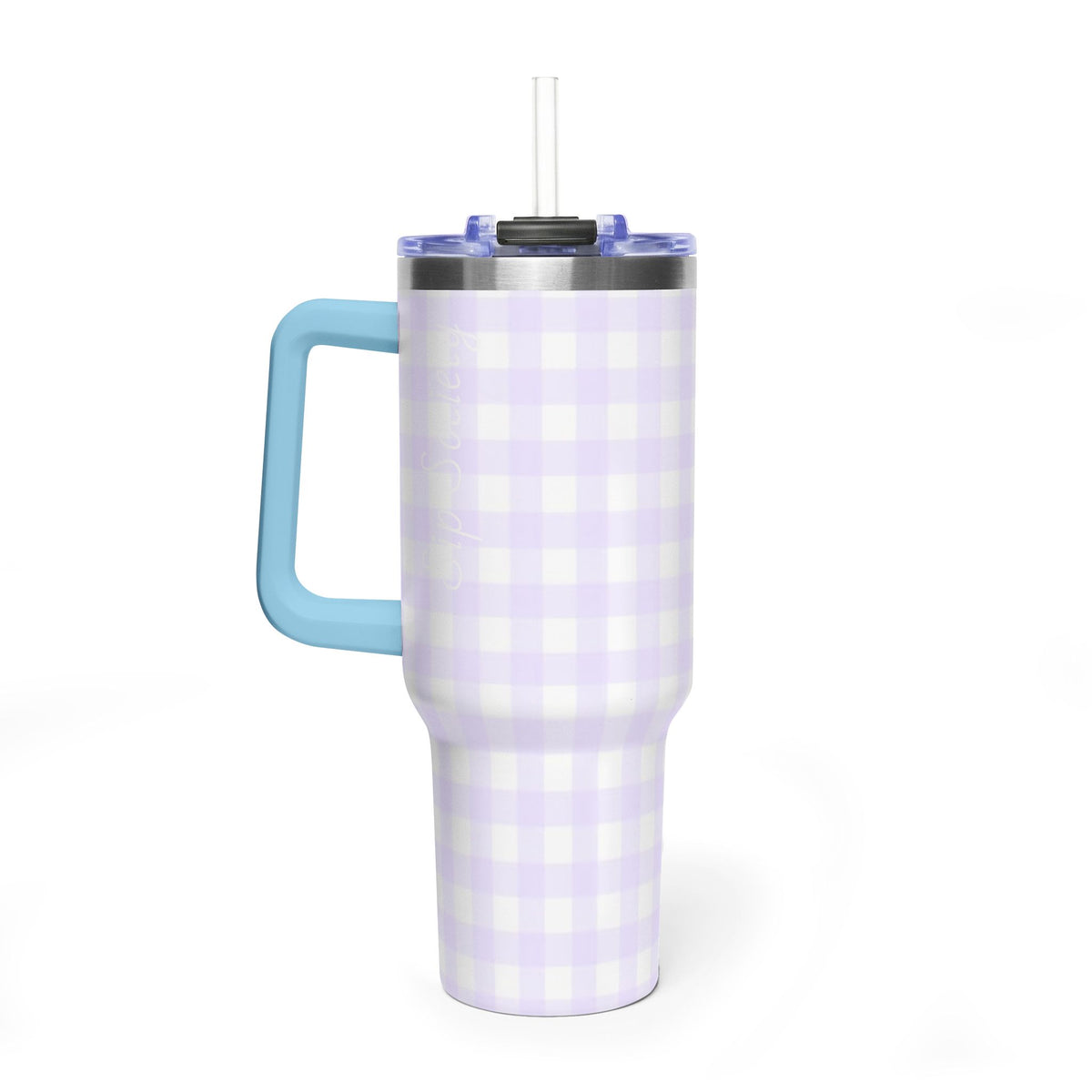 Vacuum Thermal Tumbler, 40oz with Sip Society script