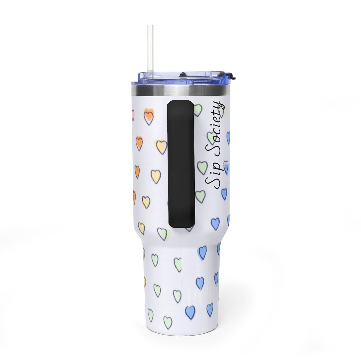 Vacuum Thermal Tumbler, 40oz with sip society script