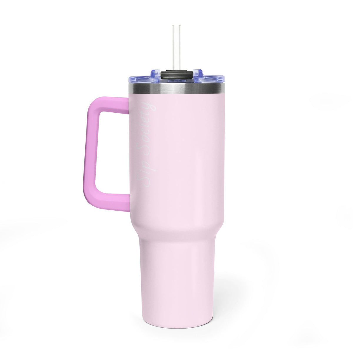 Vacuum Thermal Tumbler, 40oz with Sip Society script