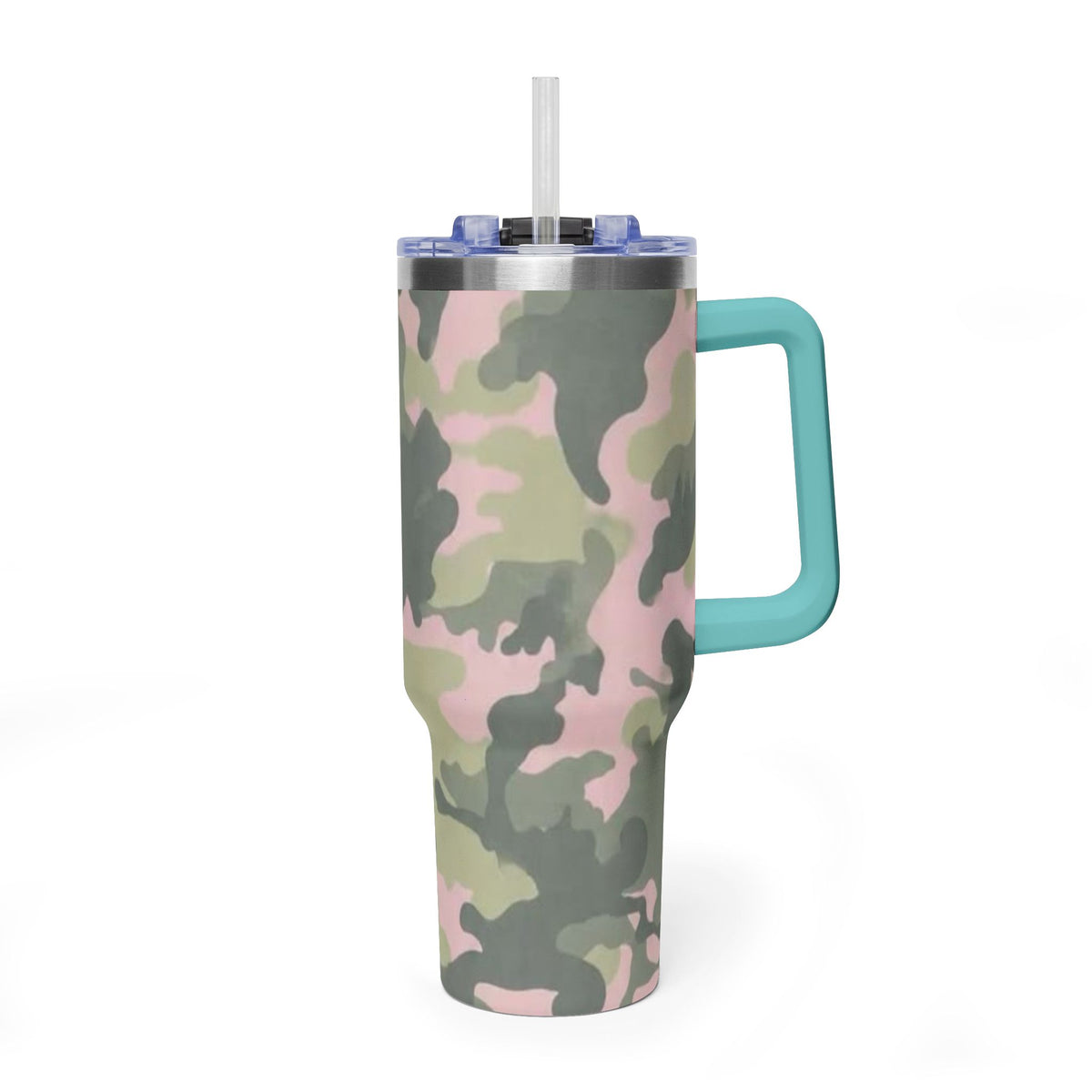 Vacuum Thermal Tumbler, 40oz  with sip society script