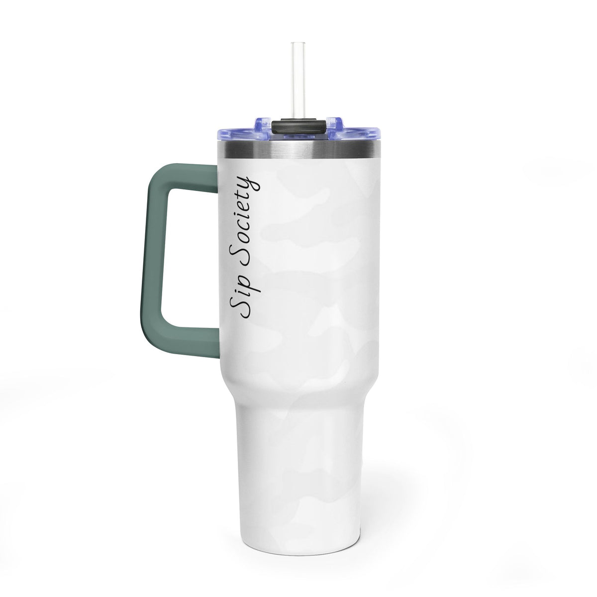 Vacuum Thermal Tumbler, 40oz with Sip Society script