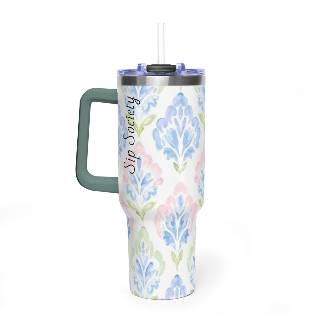 Vacuum Thermal Tumbler, 40oz with Sip Society script