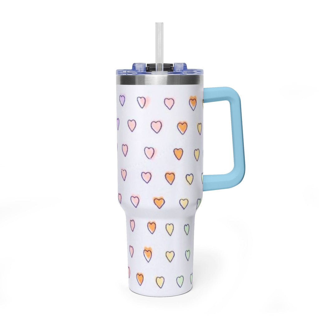 Vacuum Thermal Tumbler, 40oz with sip society script
