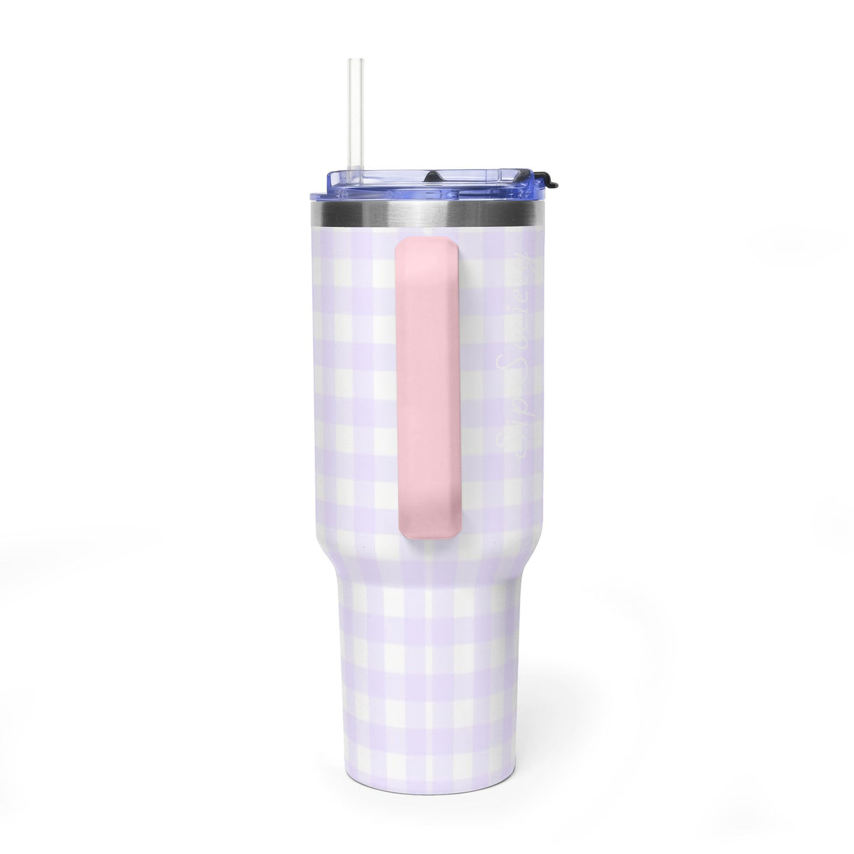 Vacuum Thermal Tumbler, 40oz with Sip Society script
