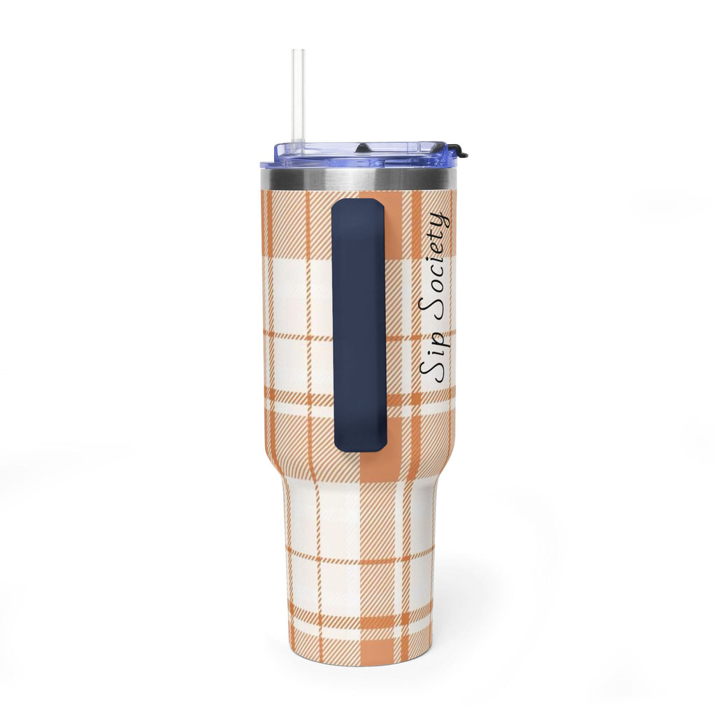 Vacuum Thermal Tumbler, 40oz with Sip Society script