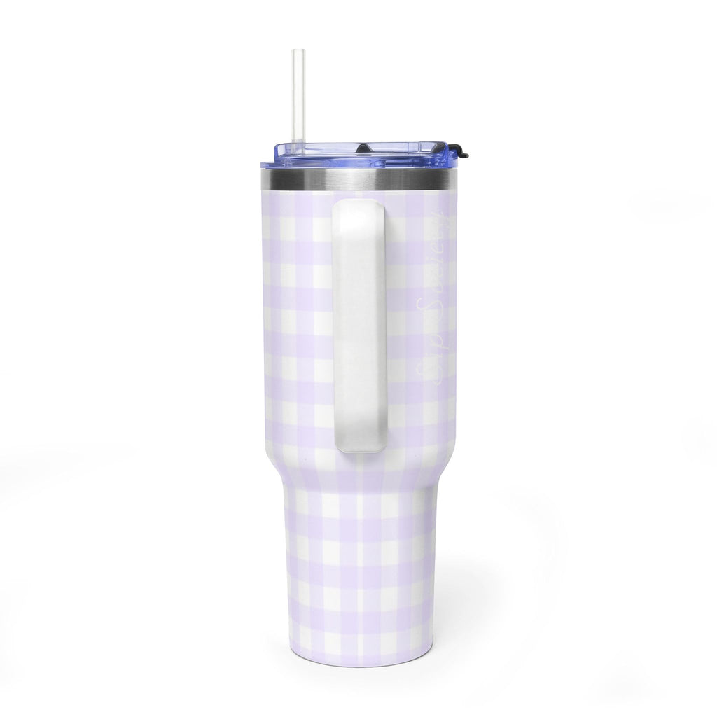 Vacuum Thermal Tumbler, 40oz with Sip Society script
