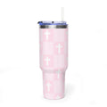 Vacuum Thermal Tumbler, 40oz  with sip society script