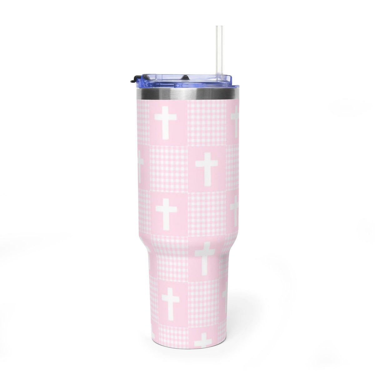 Vacuum Thermal Tumbler, 40oz  with sip society script