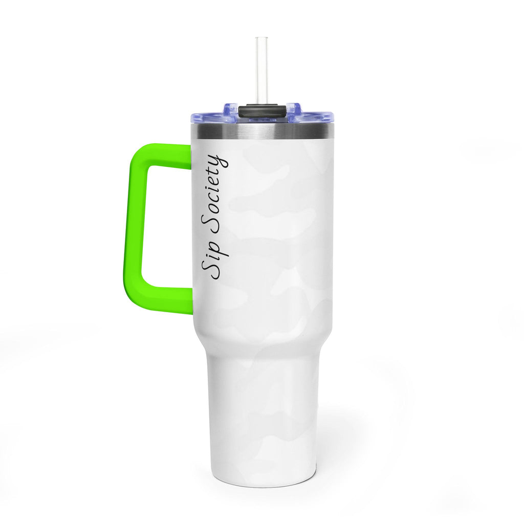 Vacuum Thermal Tumbler, 40oz with Sip Society script