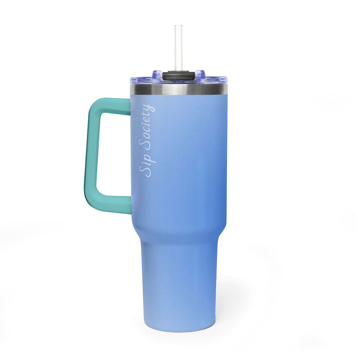 Vacuum Thermal Tumbler, 40oz with Sip Society script