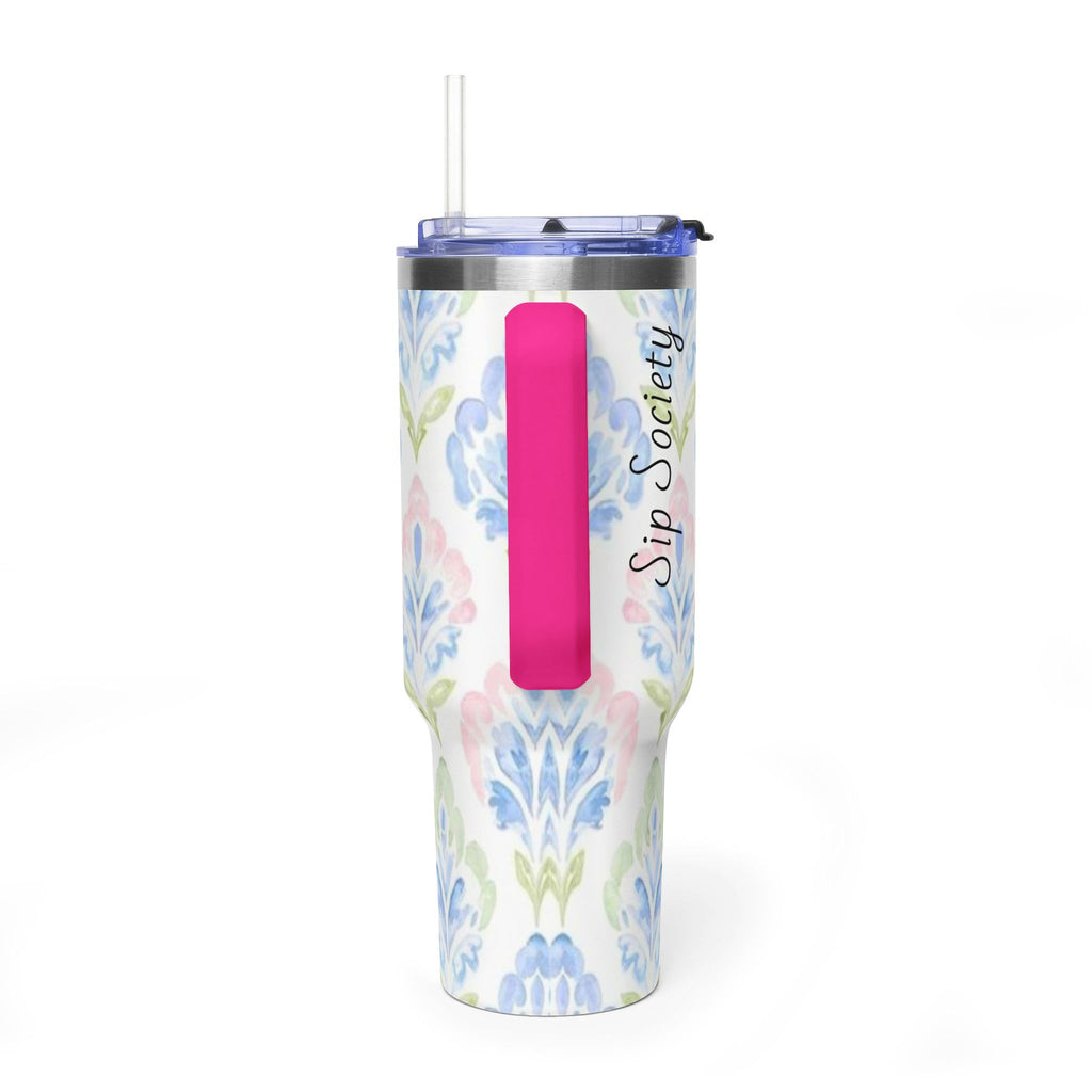 Vacuum Thermal Tumbler, 40oz with Sip Society script