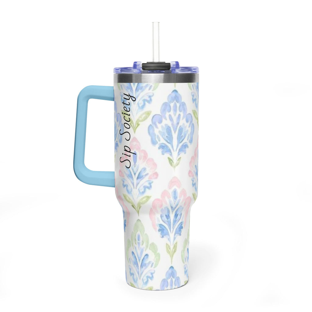 Vacuum Thermal Tumbler, 40oz with Sip Society script
