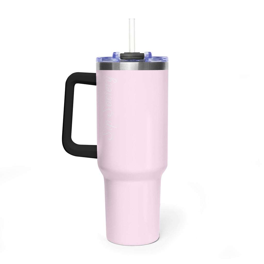 Vacuum Thermal Tumbler, 40oz with Sip Society script