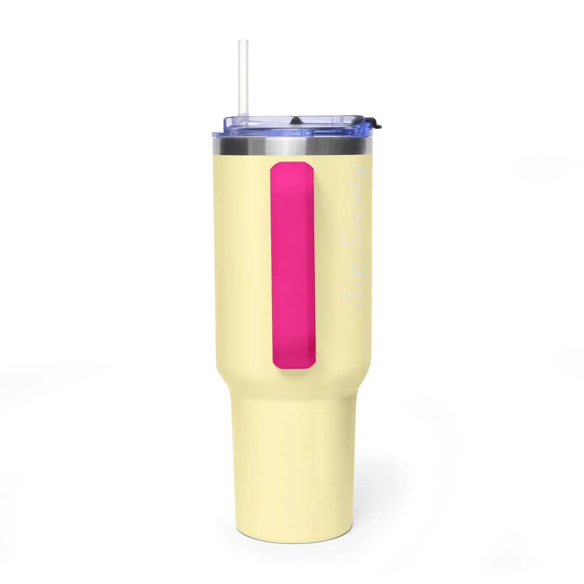 Vacuum Thermal Tumbler, 40oz with sip society script