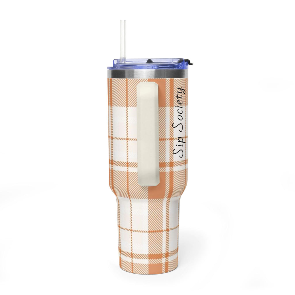 Vacuum Thermal Tumbler, 40oz with Sip Society script