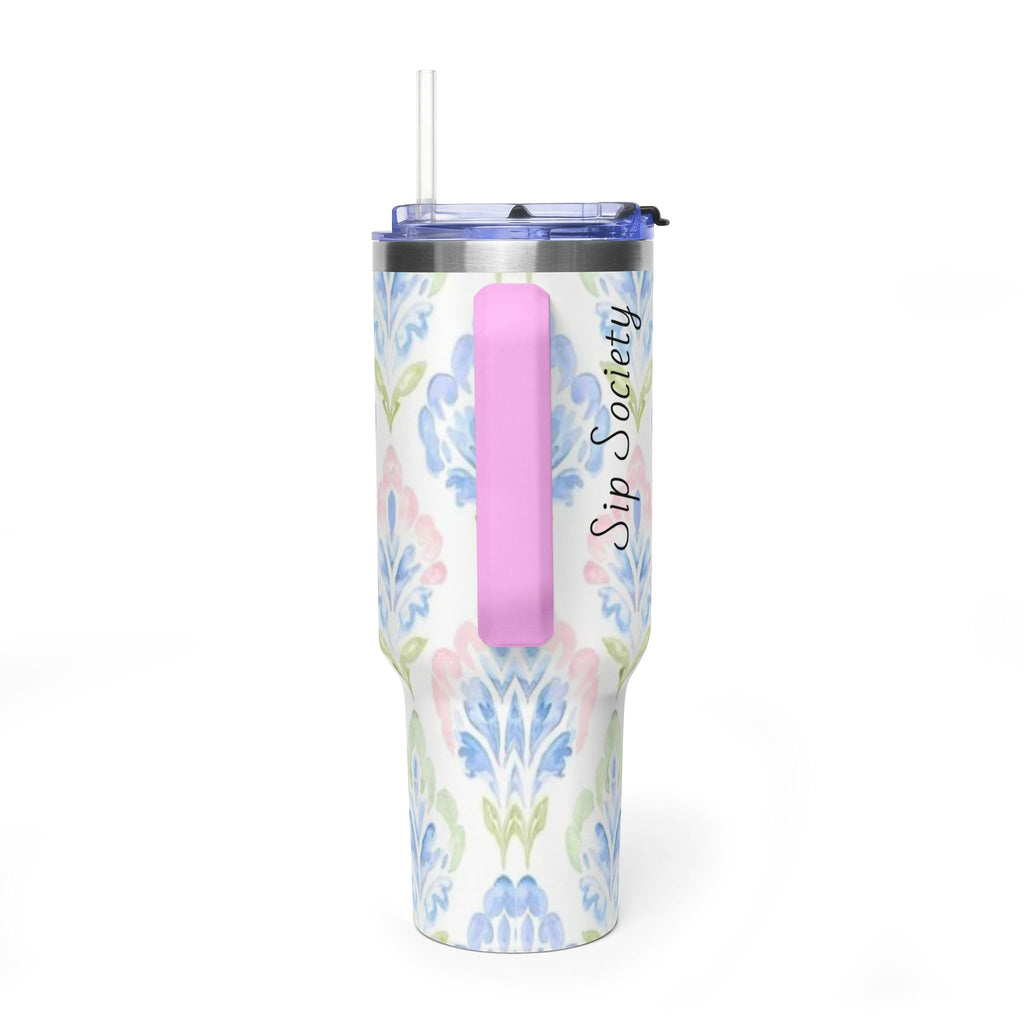 Vacuum Thermal Tumbler, 40oz with Sip Society script