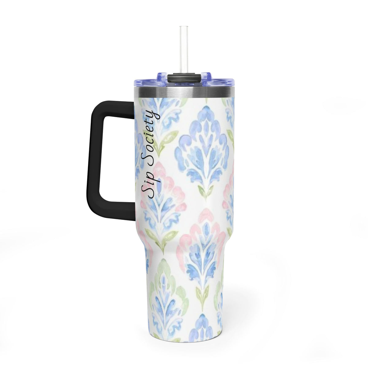 Vacuum Thermal Tumbler, 40oz with Sip Society script