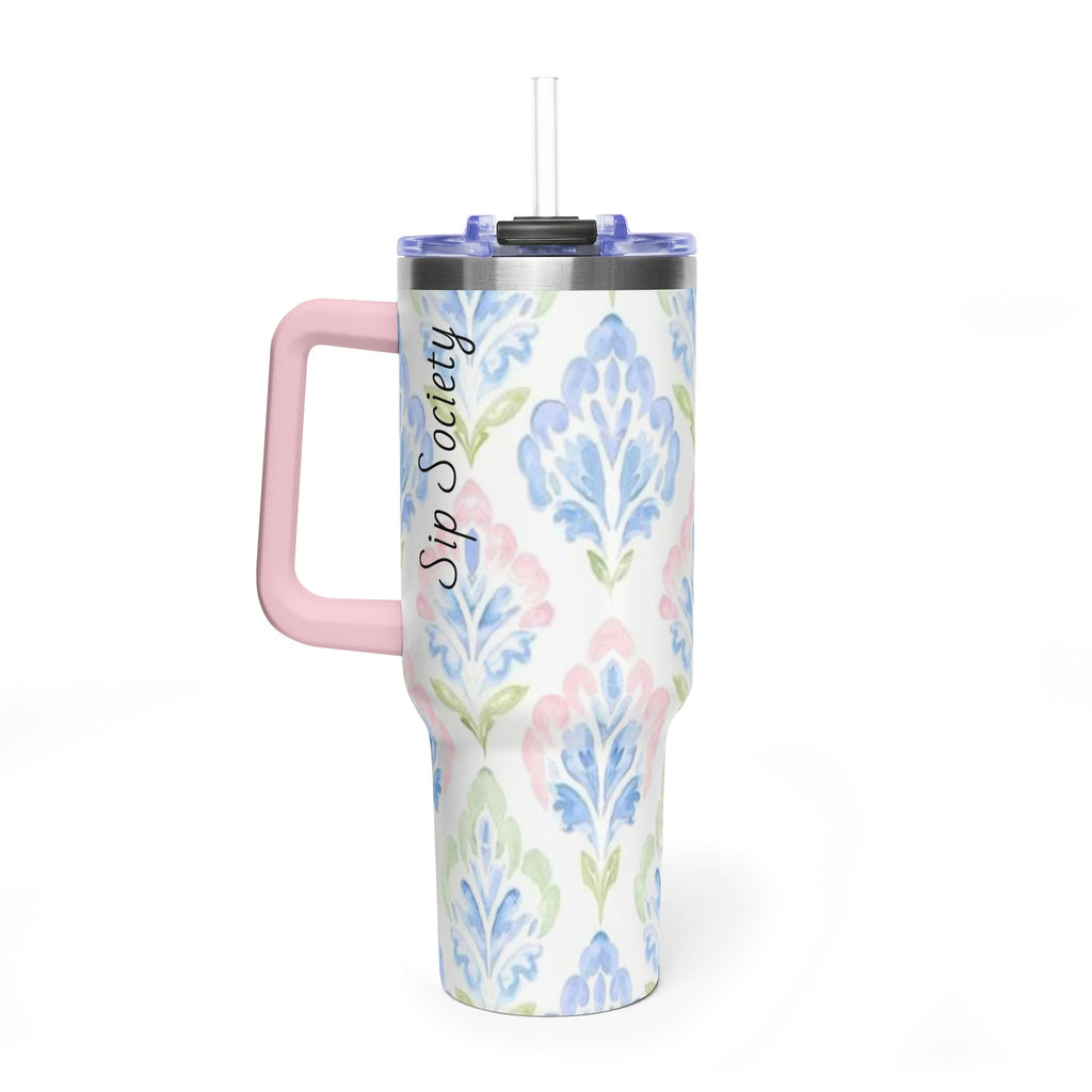 Vacuum Thermal Tumbler, 40oz with Sip Society script