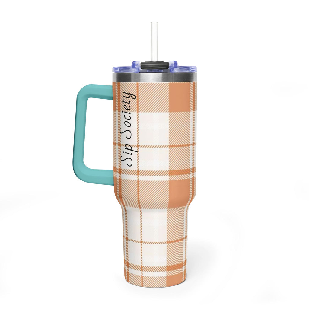 Vacuum Thermal Tumbler, 40oz with Sip Society script