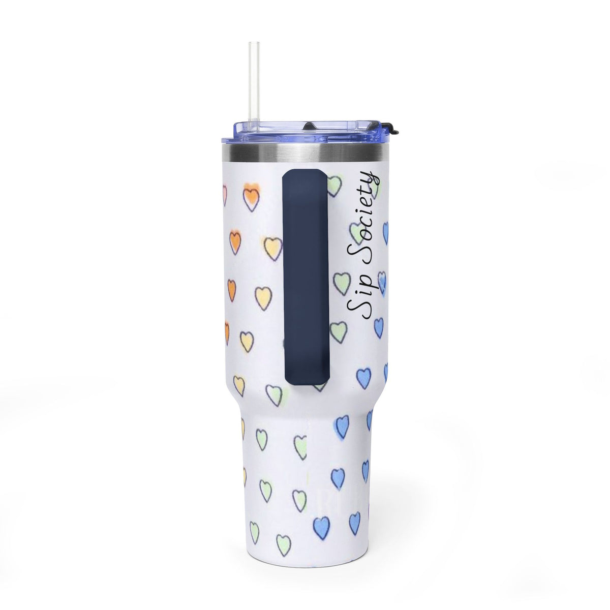 Vacuum Thermal Tumbler, 40oz with sip society script