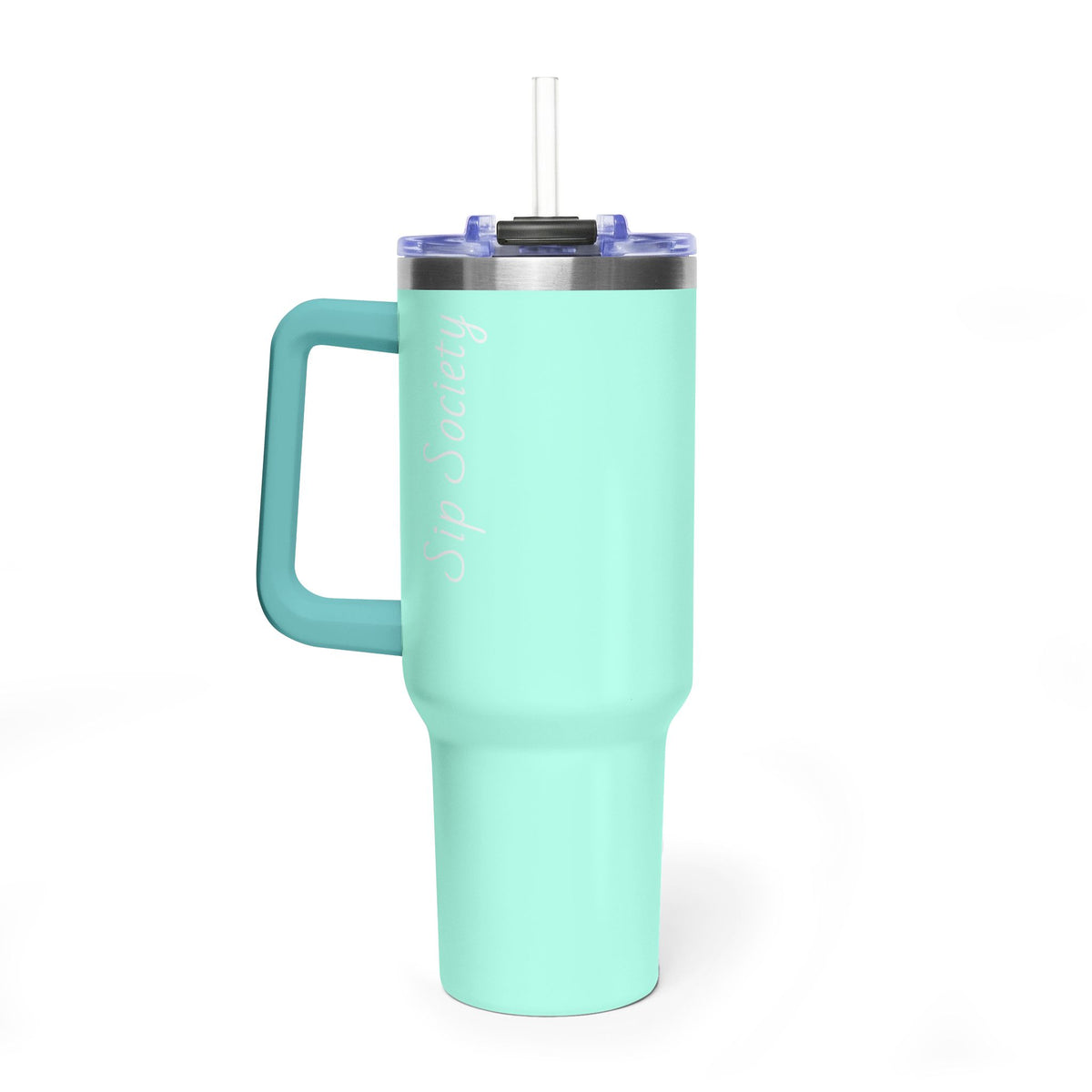 Vacuum Thermal Tumbler, 40oz with Sip Society script