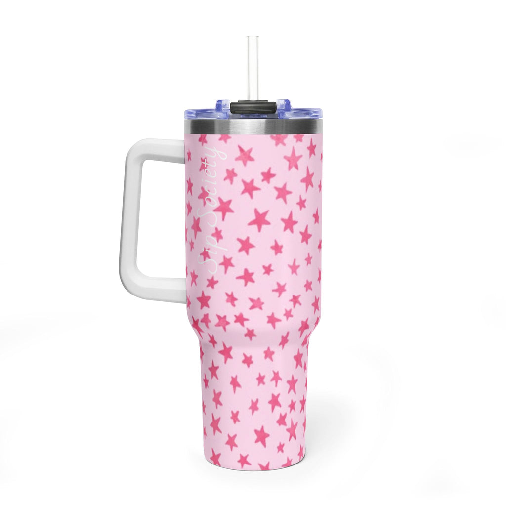 Vacuum Thermal Tumbler, 40oz with Sip Society script