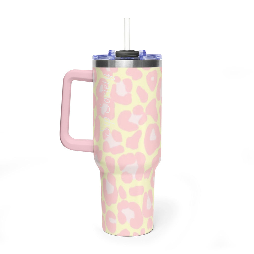 Vacuum Thermal Tumbler, 40oz with Sip Society script