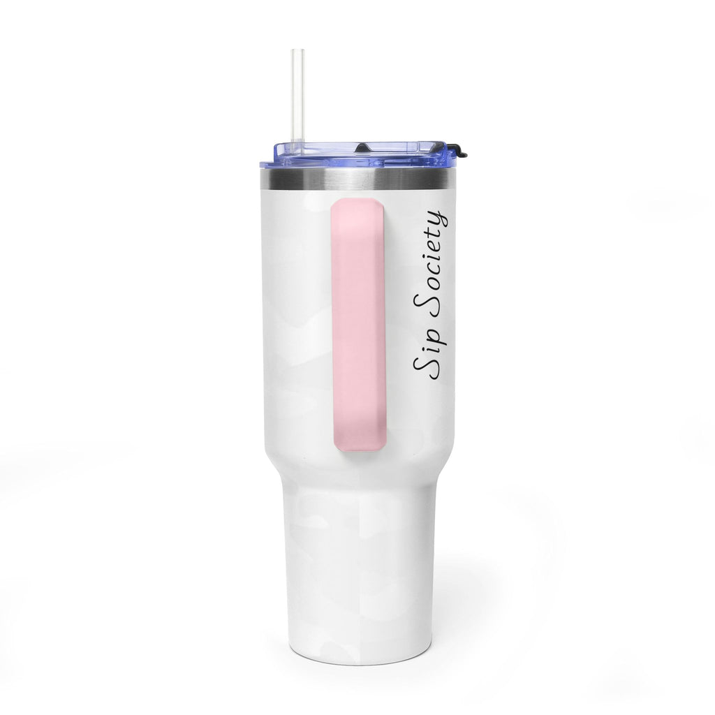 Vacuum Thermal Tumbler, 40oz with Sip Society script