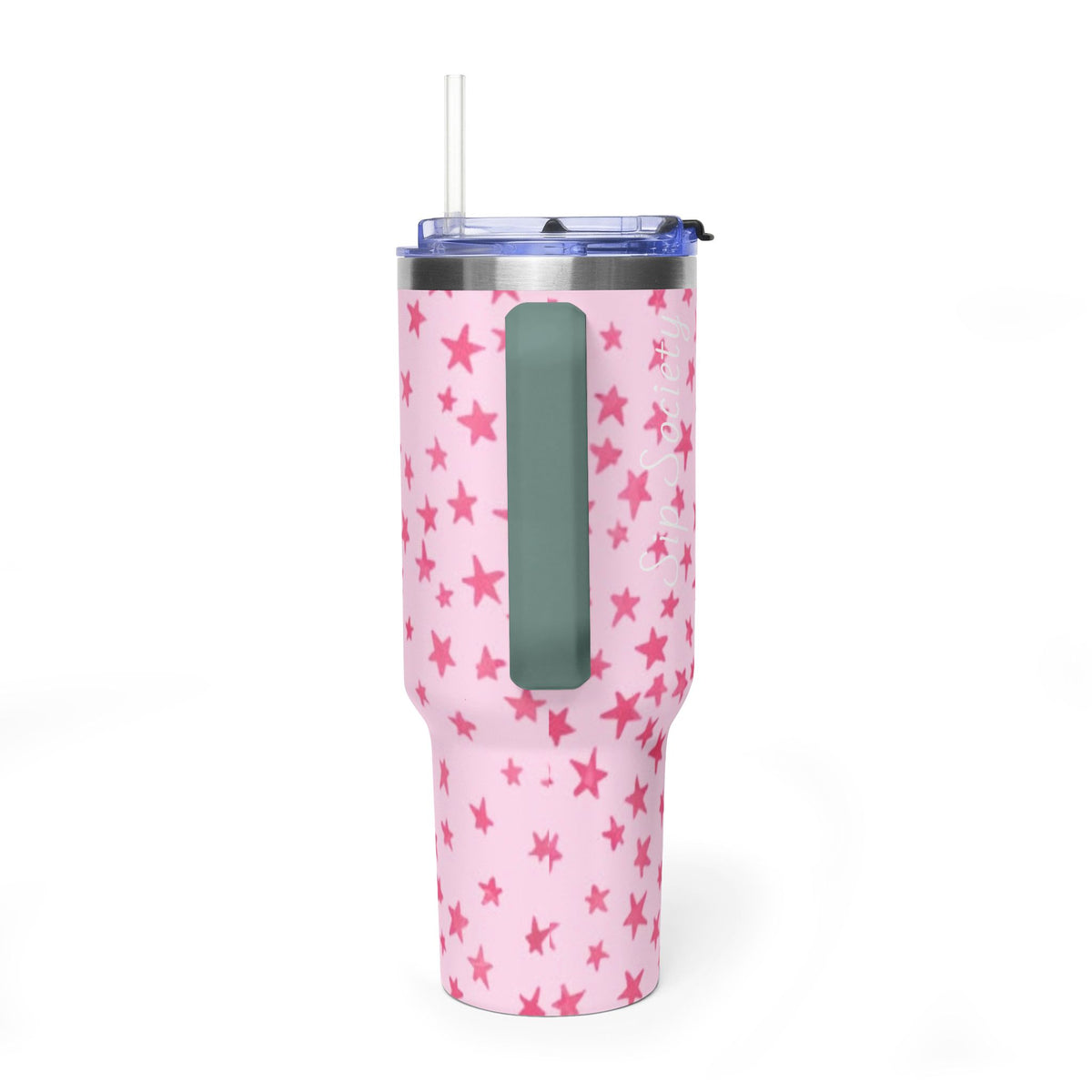 Vacuum Thermal Tumbler, 40oz with Sip Society script