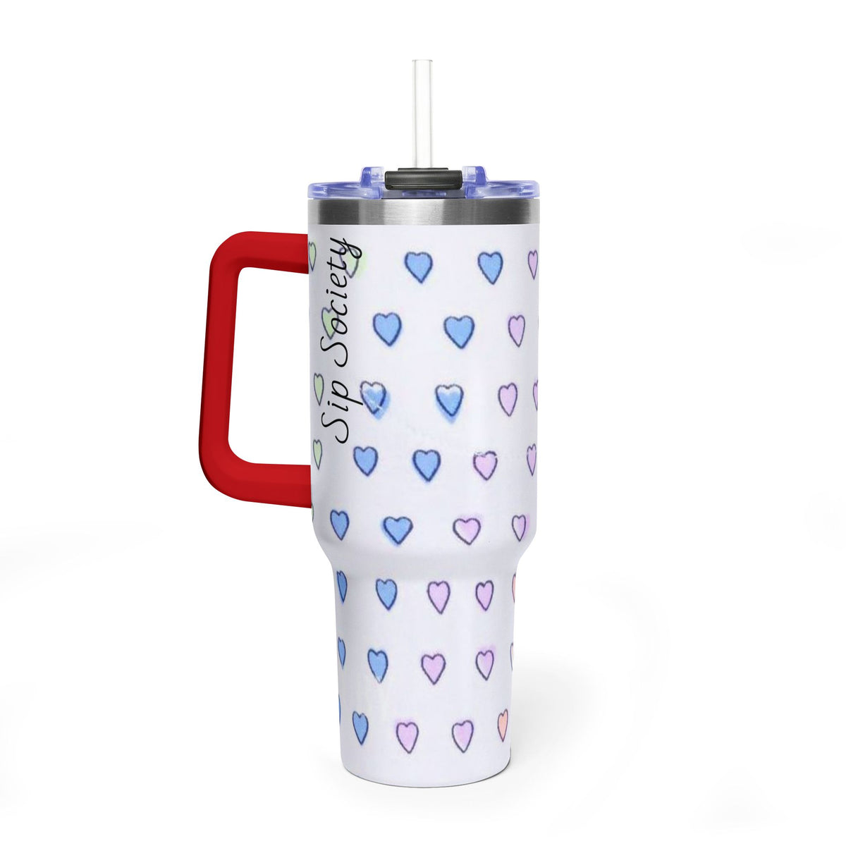 Vacuum Thermal Tumbler, 40oz with sip society script