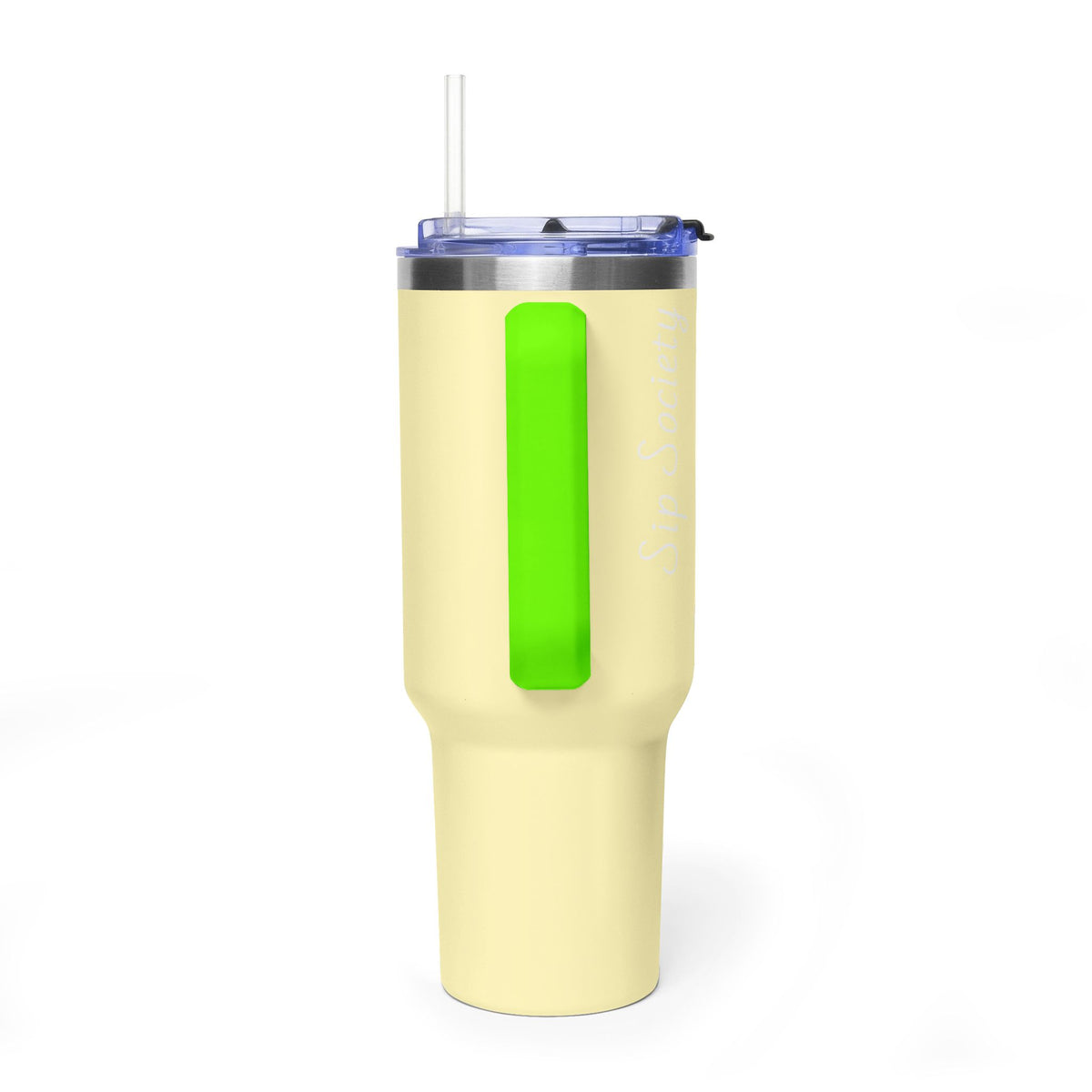 Vacuum Thermal Tumbler, 40oz with sip society script