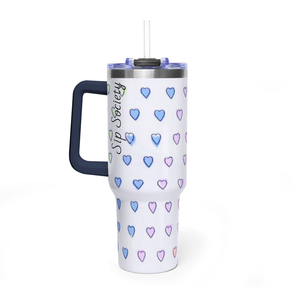 Vacuum Thermal Tumbler, 40oz with sip society script