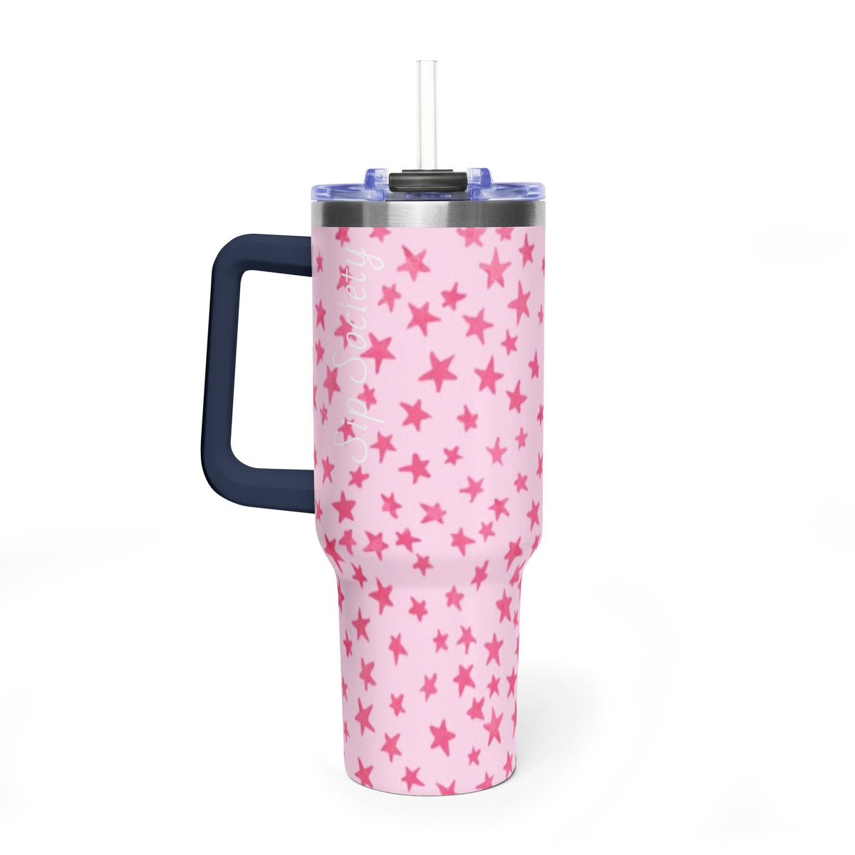 Vacuum Thermal Tumbler, 40oz with Sip Society script