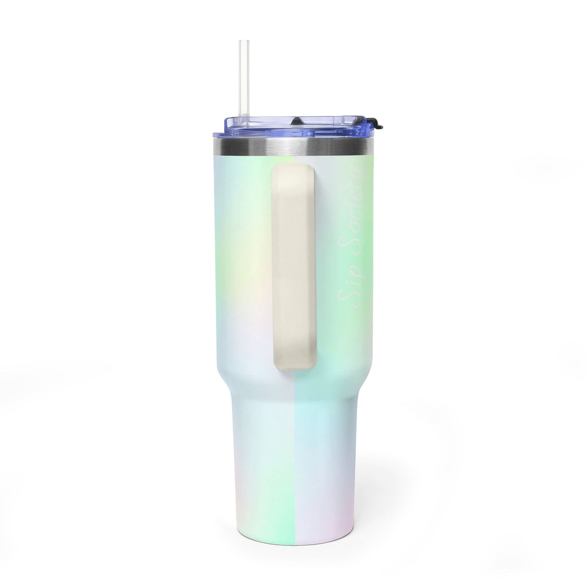 Vacuum Thermal Tumbler, 40oz with sip society script