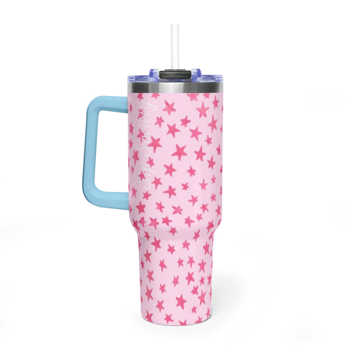 Vacuum Thermal Tumbler, 40oz with Sip Society script