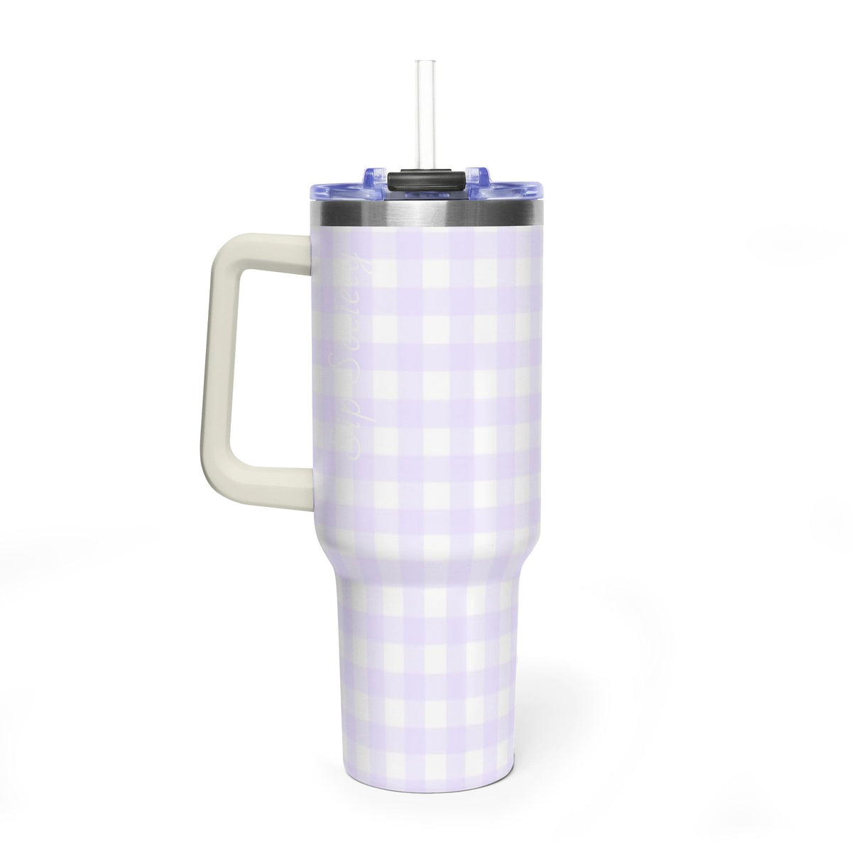 Vacuum Thermal Tumbler, 40oz with Sip Society script