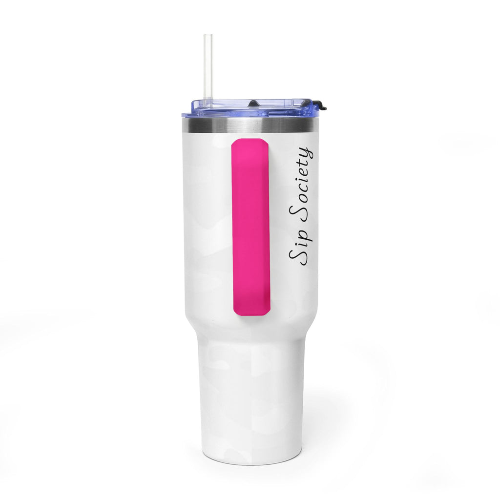 Vacuum Thermal Tumbler, 40oz with Sip Society script
