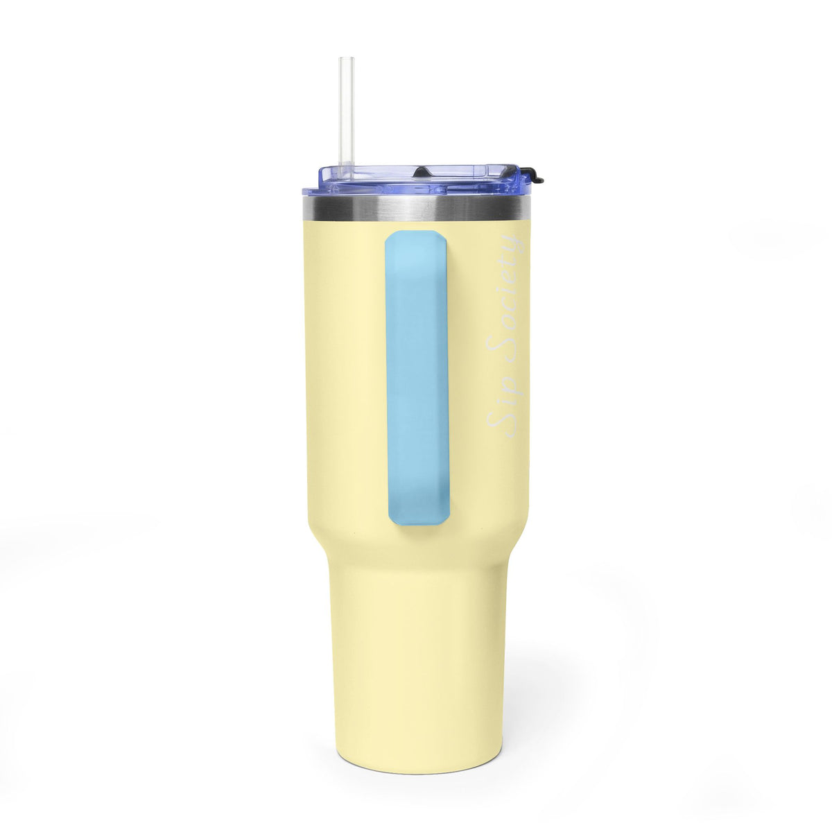 Vacuum Thermal Tumbler, 40oz with sip society script