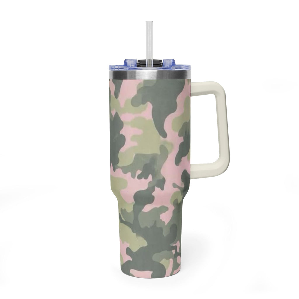 Vacuum Thermal Tumbler, 40oz  with sip society script
