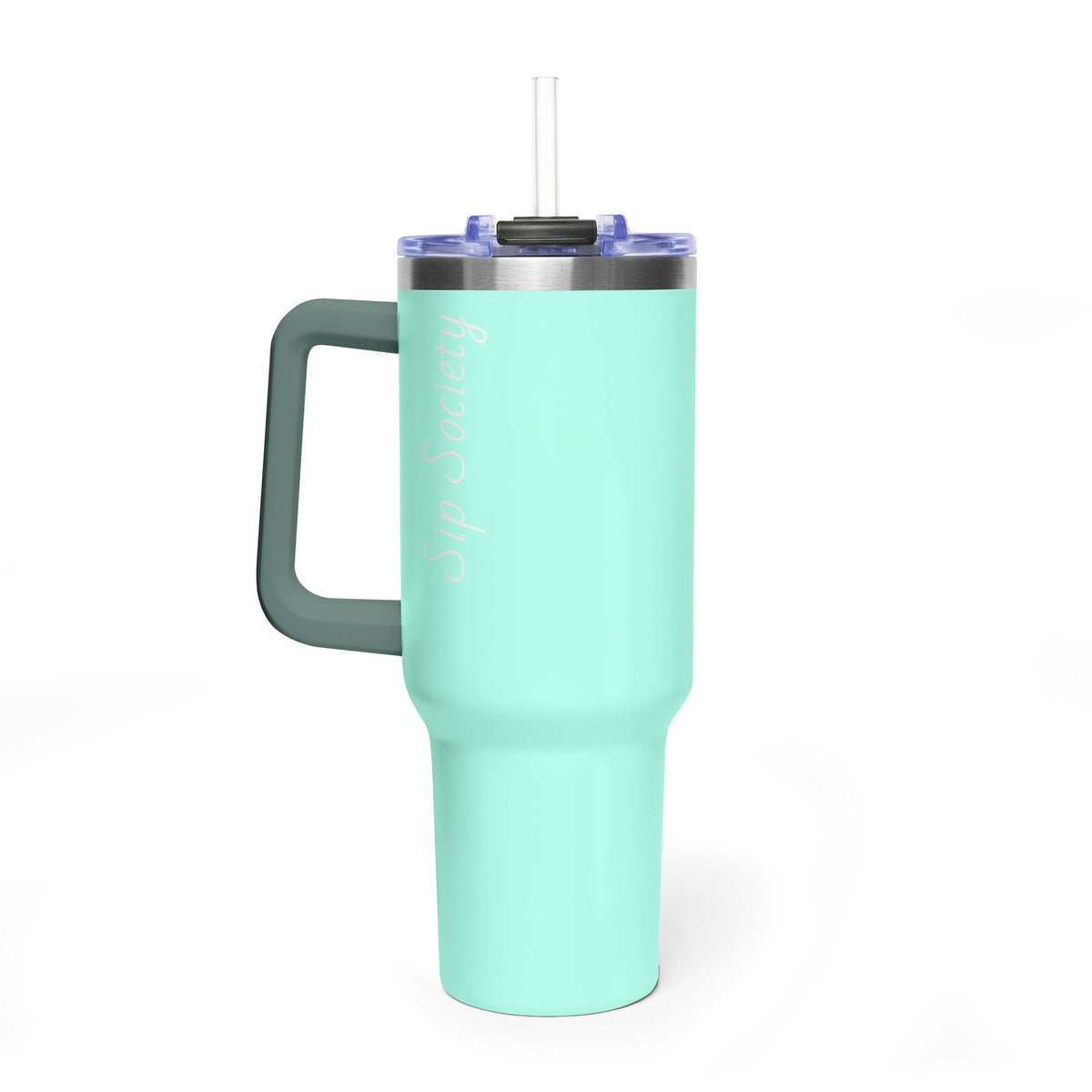 Vacuum Thermal Tumbler, 40oz with Sip Society script