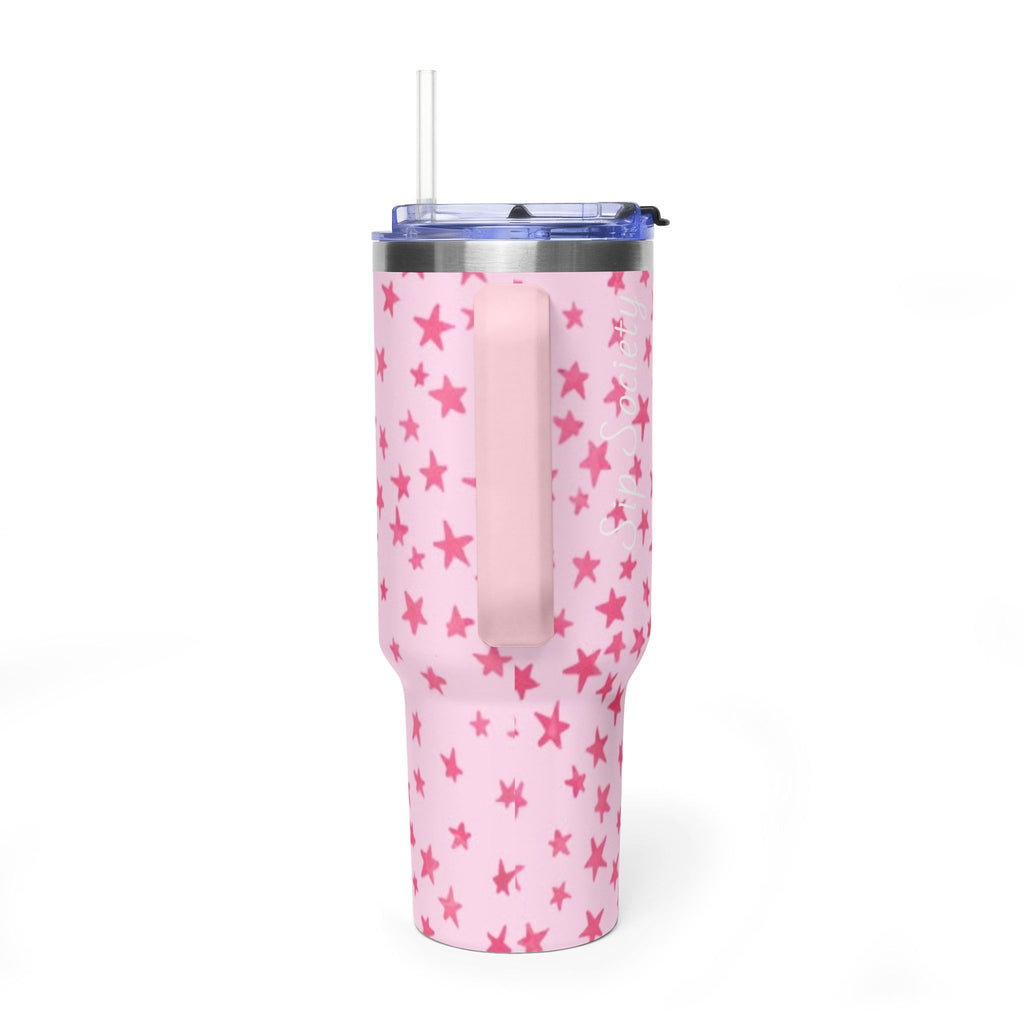 Vacuum Thermal Tumbler, 40oz with Sip Society script