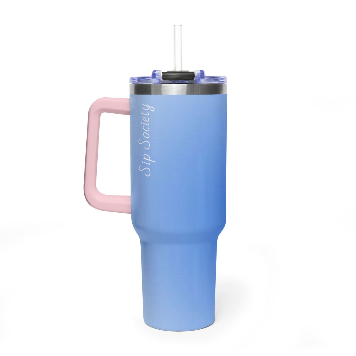 Vacuum Thermal Tumbler, 40oz with Sip Society script