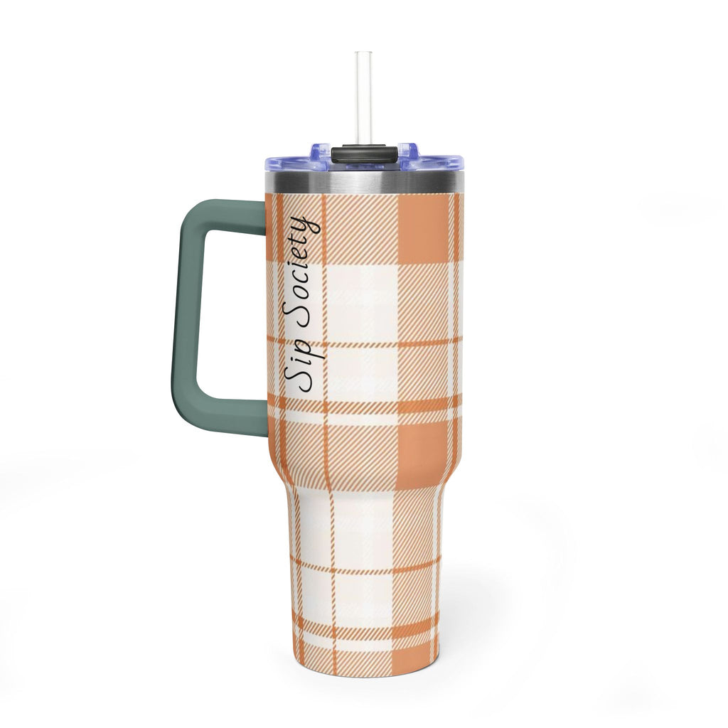 Vacuum Thermal Tumbler, 40oz with Sip Society script