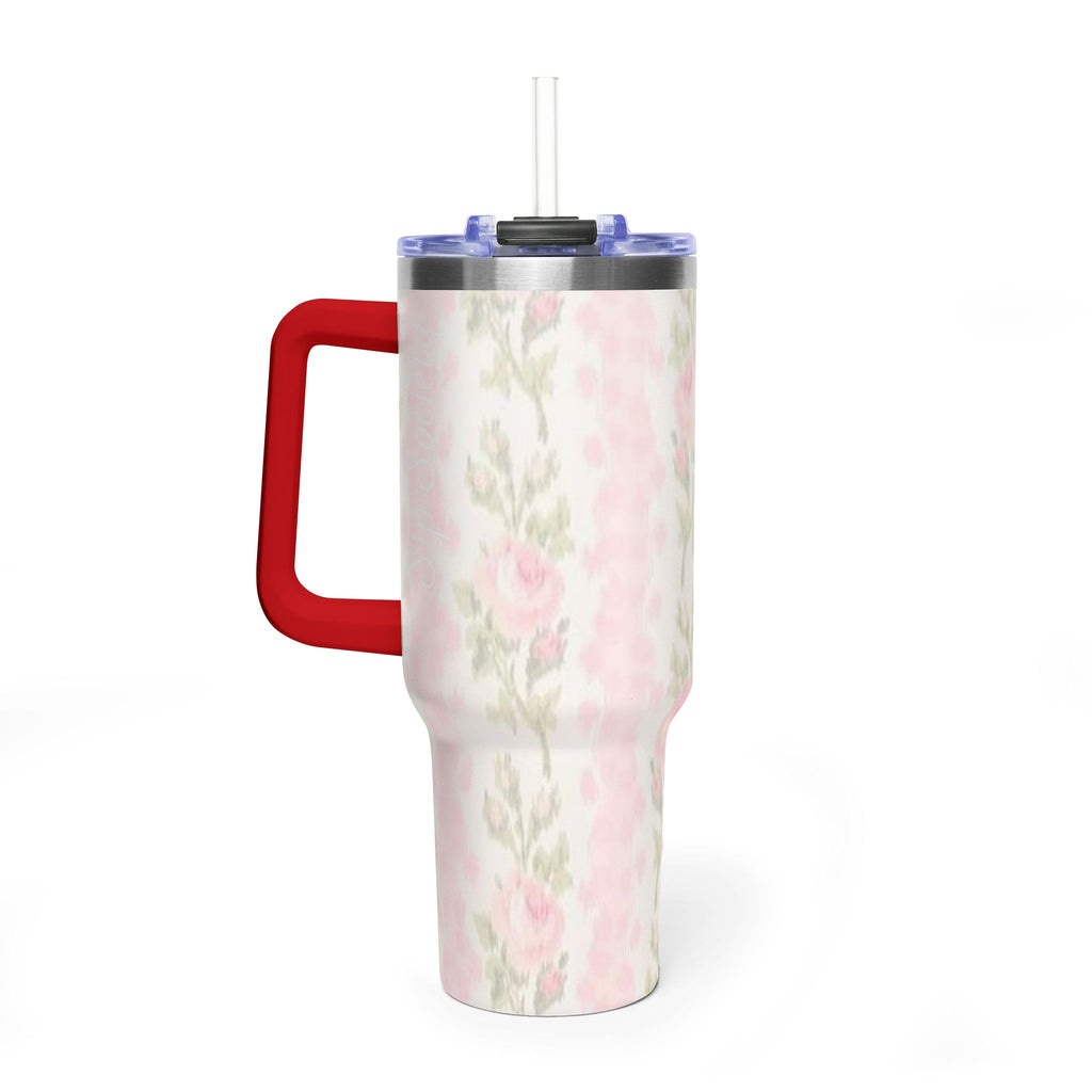 Vacuum Thermal Tumbler, 40oz with Sip Society script